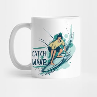 Catch The Wave surfing and summer collection Mug